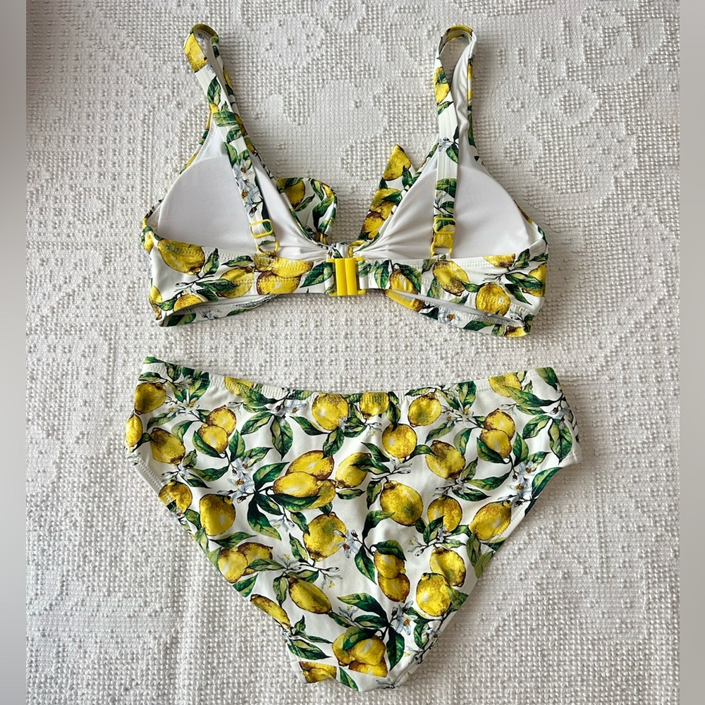 Niptuck Swim Lemon Print Bikini Set - Picture 3 of 5